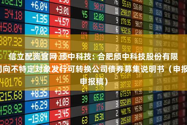 信立配资官网 颀中科技: 合肥颀中科技股份有限公司向不特定对象发行可转换公司债券募集说明书（申报稿）